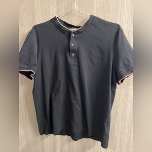 Express Short Sleeve Henley Shirt